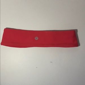Lululemon neon red headband